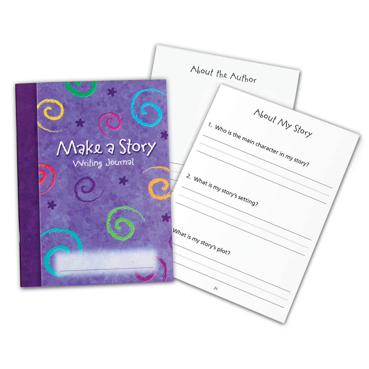 Learning Resources&#xAE; Make a Story Writing Journal, Set Of 10